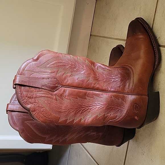 Ariat Mens Brown Cowboy Boot - Picture 4 of 4
